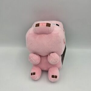 2014 Mojang Minecraft 7" Pink Baby Pig Plush Stuffed Animal Toy